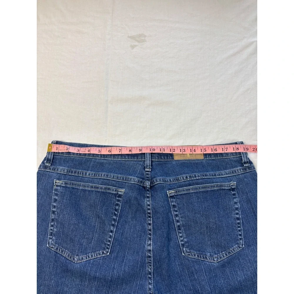 Riders by Lee Womens Plus Size 20W Medium Wash Straight Leg Stretch Jeans